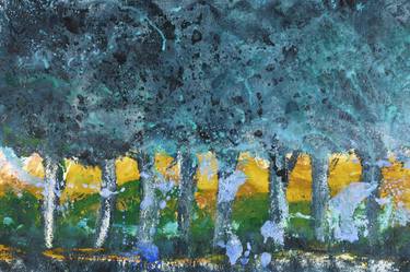 Print of Abstract Expressionism Landscape Paintings by christophe carton