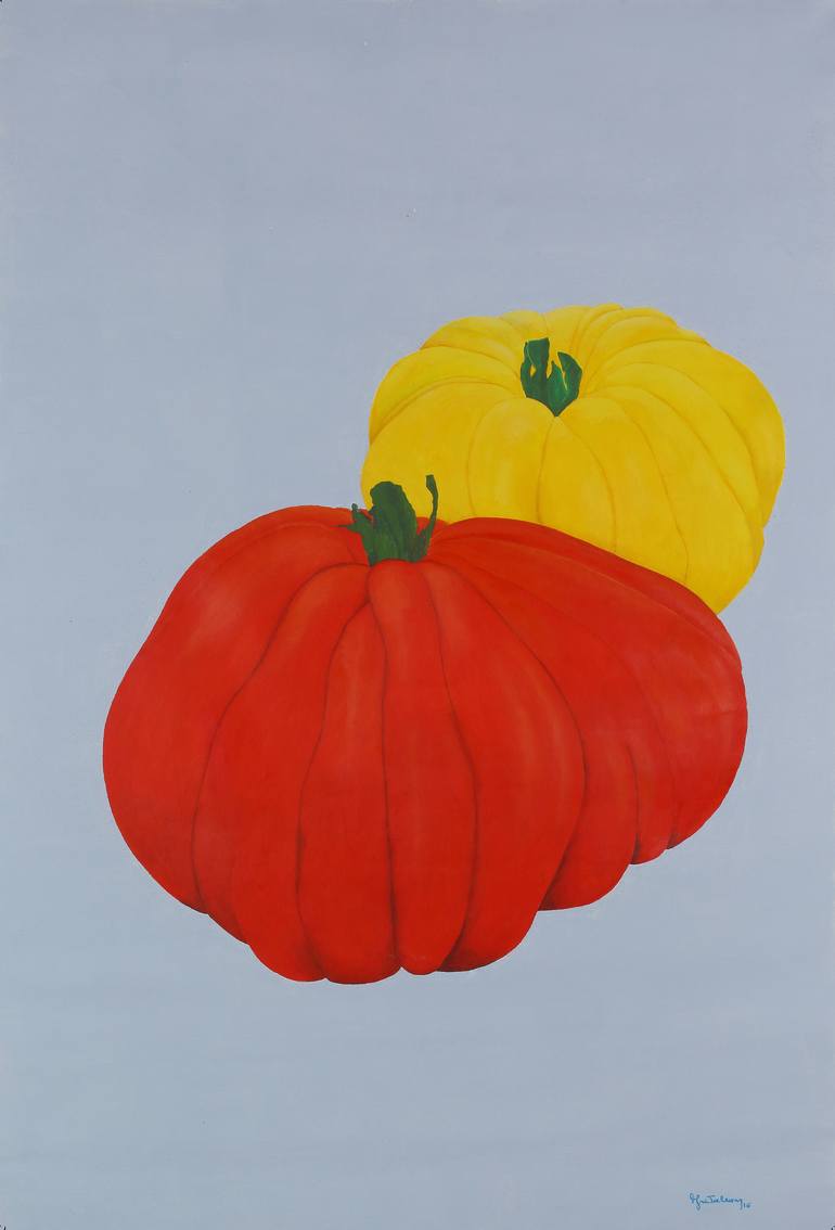 TOMATOES Painting by Carlos Olguin-Trelawny | Saatchi Art