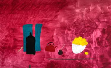 Original Abstract Kitchen Paintings by Carlos Olguin-Trelawny