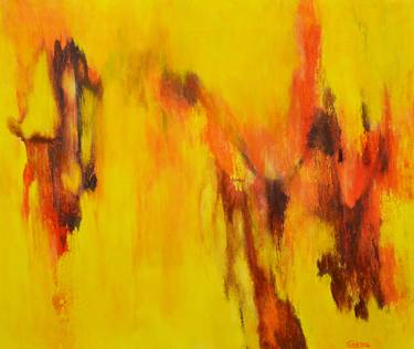 Original Abstract Painting by Luisa Ginesta