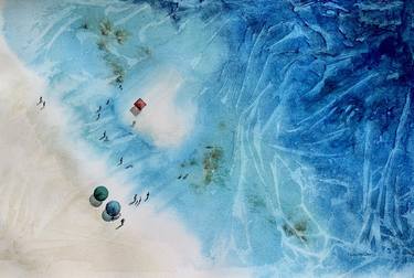 Original Abstract Expressionism Water Paintings by Nimesha Udani