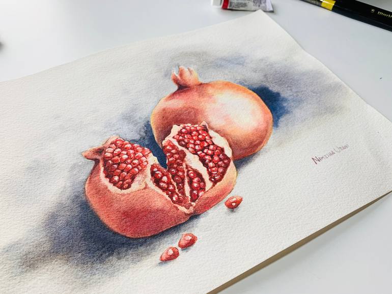 Original Abstract Still Life Painting by Nimesha Udani
