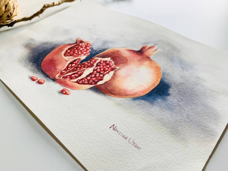 Original Abstract Still Life Painting by Nimesha Udani