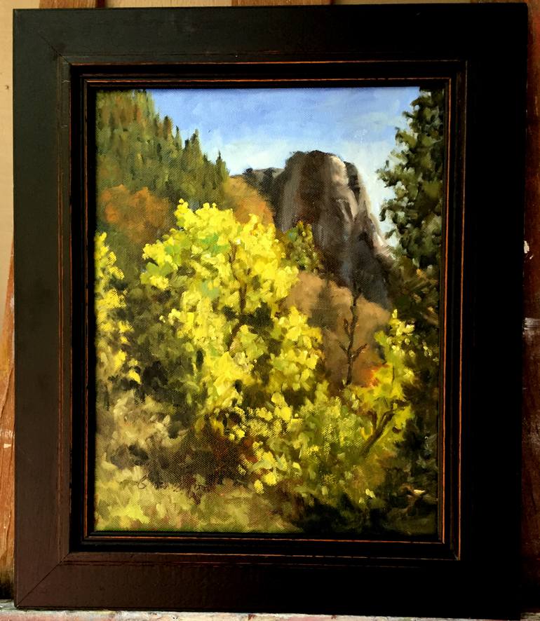 Original Impressionism Landscape Painting by Char Wood