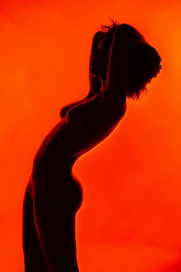 Original Abstract Expressionism Nude Photography by Burak Bulut Yıldırım