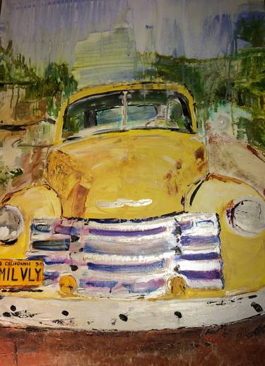 Print of Abstract Automobile Paintings by Sue Warhaftig