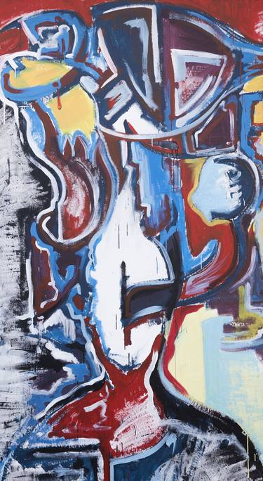 Original Abstract Expressionism Abstract Paintings by Tomas Bokor