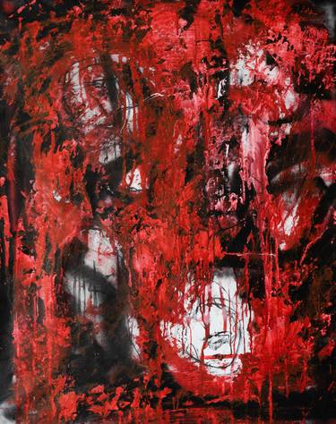 Original Abstract Expressionism Abstract Paintings by Tomas Bokor