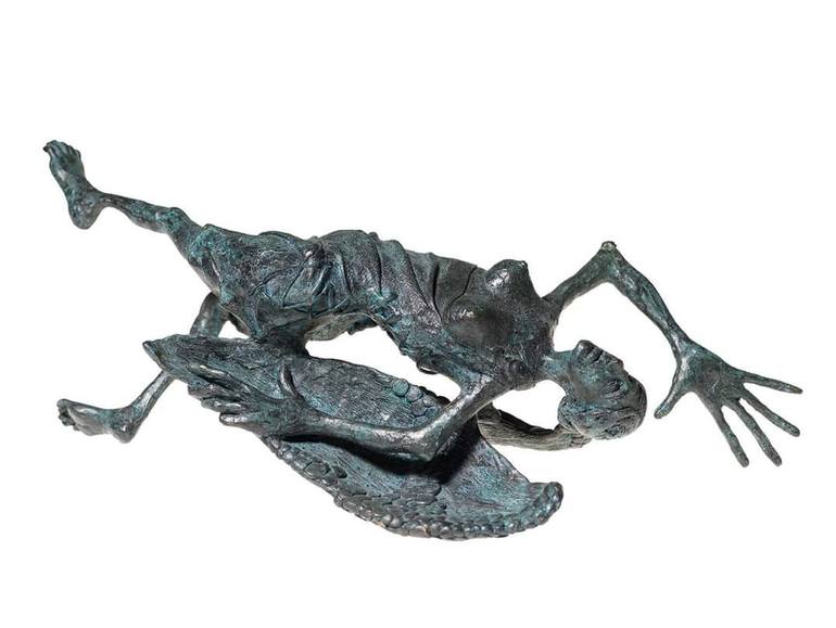 Original Expressionism Fantasy Sculpture by Mihai-Petre  Nila