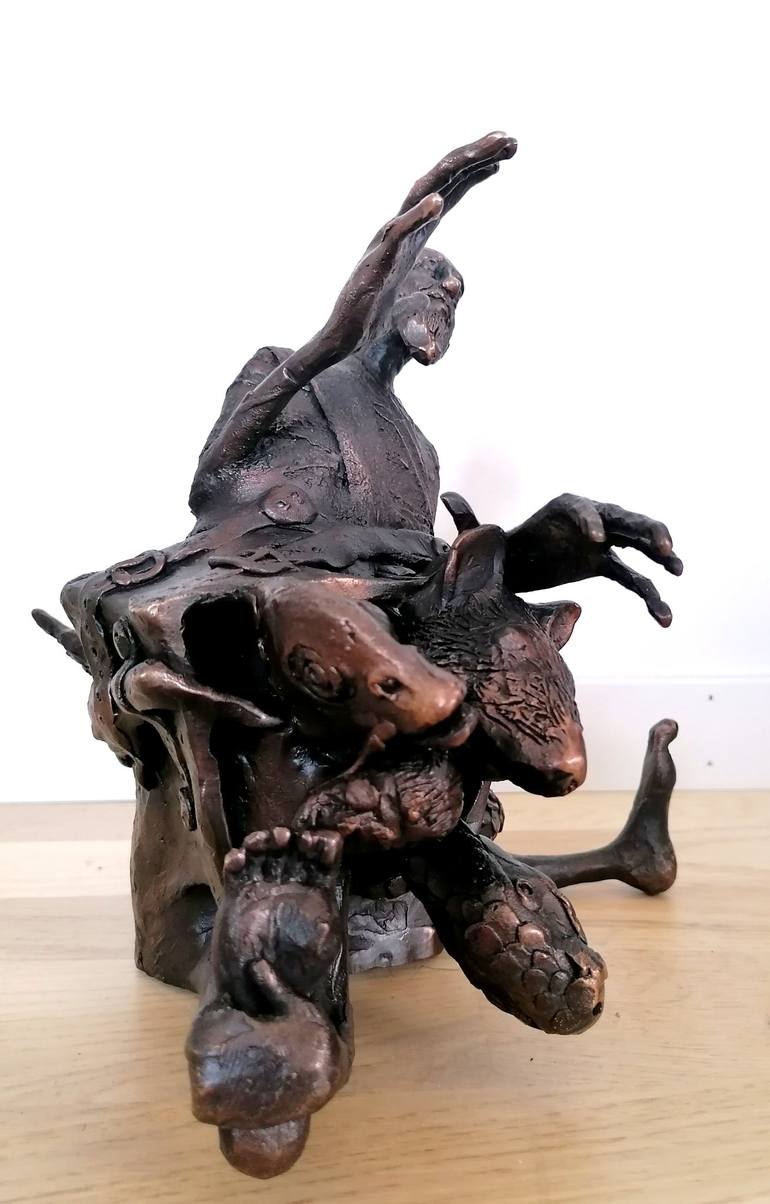 Original Expressionism World Culture Sculpture by Mihai-Petre  Nila