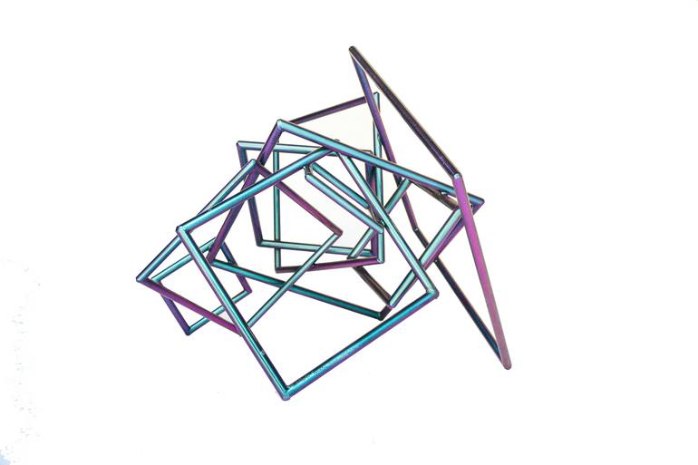 Original Geometric Sculpture by Gilbert Boro