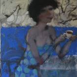 women and pigeons by HYZHYY OLEH