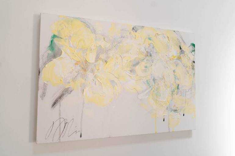 Original Abstract Floral Painting by Tomoya Nakano