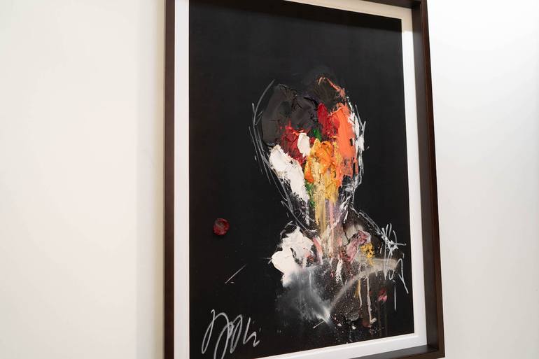 Original Abstract People Painting by Tomoya Nakano