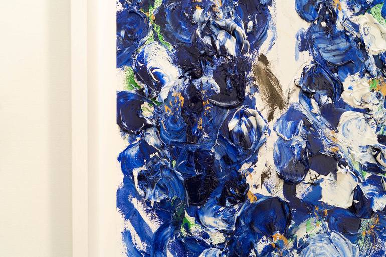 Original Abstract Floral Painting by Tomoya Nakano