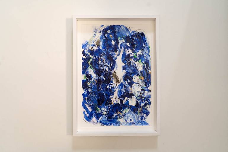 Original Abstract Floral Painting by Tomoya Nakano