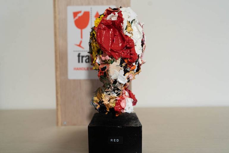 Original Abstract Portrait Sculpture by Tomoya Nakano