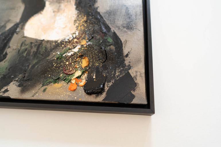 Original Abstract People Painting by Tomoya Nakano