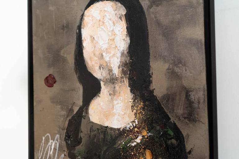 Original Abstract People Painting by Tomoya Nakano