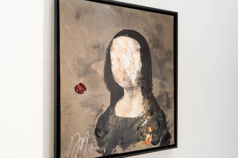 Original Abstract People Painting by Tomoya Nakano