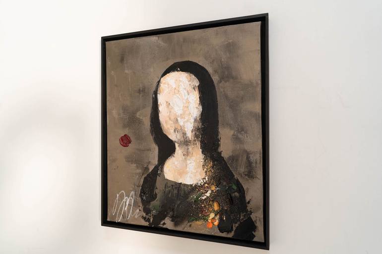 Original Abstract People Painting by Tomoya Nakano