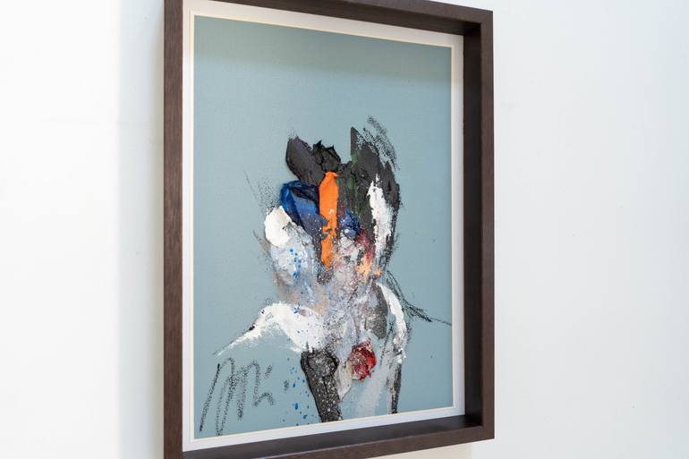 Original Abstract People Painting by Tomoya Nakano