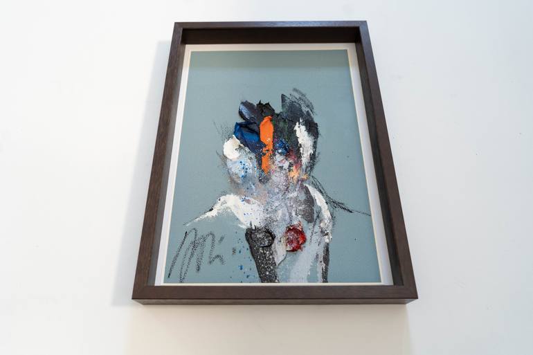 Original Abstract People Painting by Tomoya Nakano
