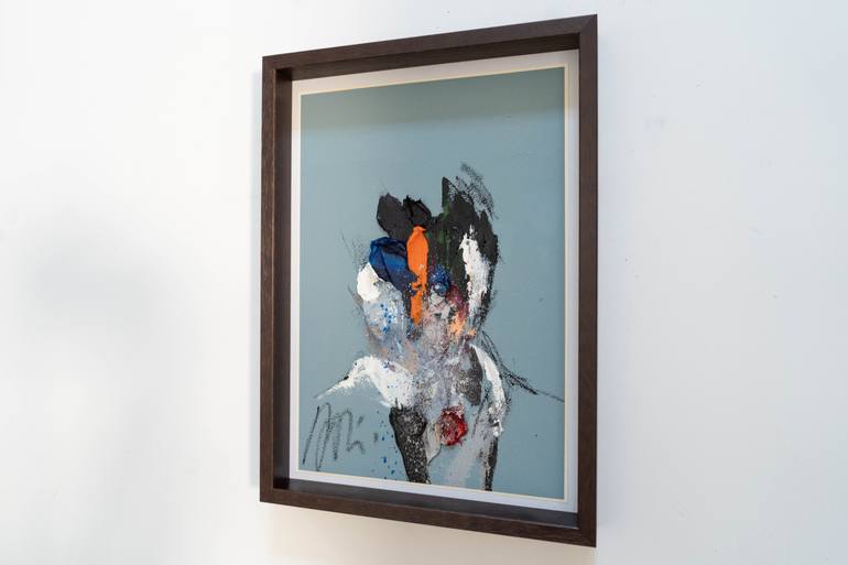Original Abstract People Painting by Tomoya Nakano