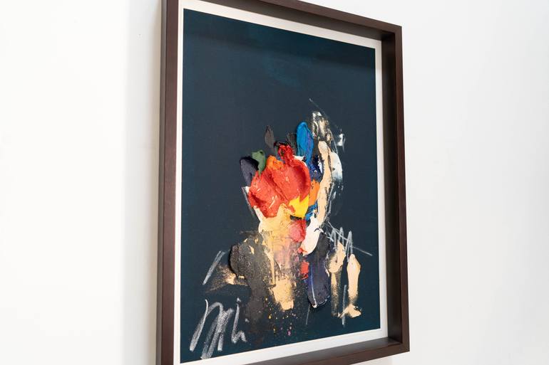 Original Abstract People Painting by Tomoya Nakano