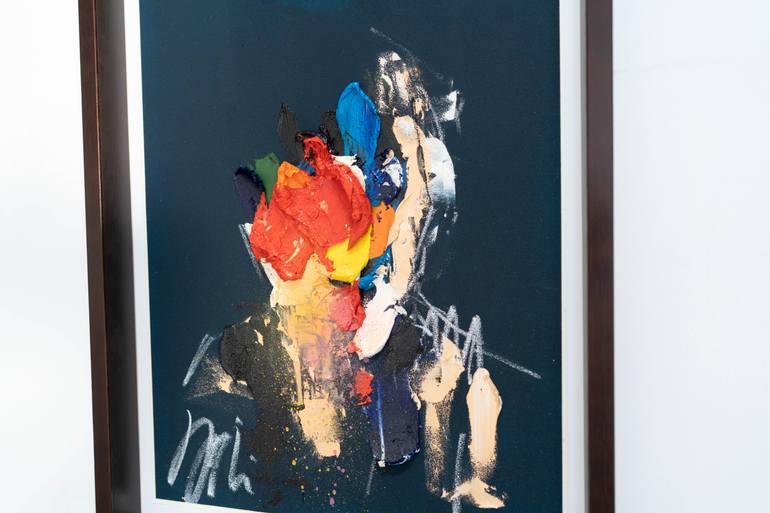 Original Abstract People Painting by Tomoya Nakano