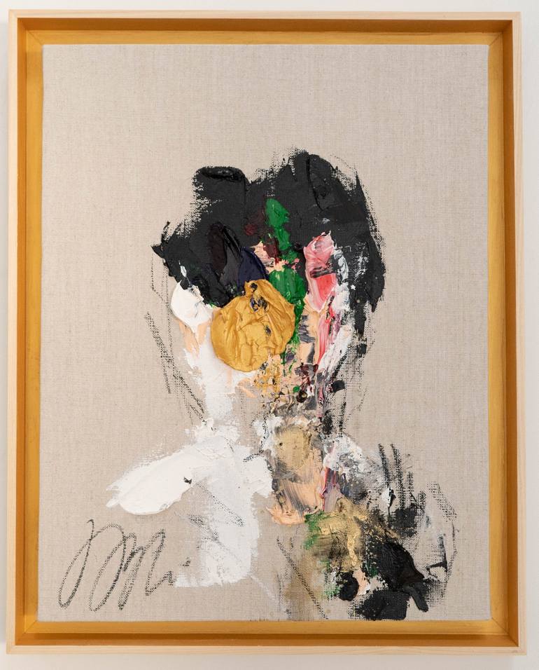 Original Abstract Portrait Paintings by Tomoya Nakano