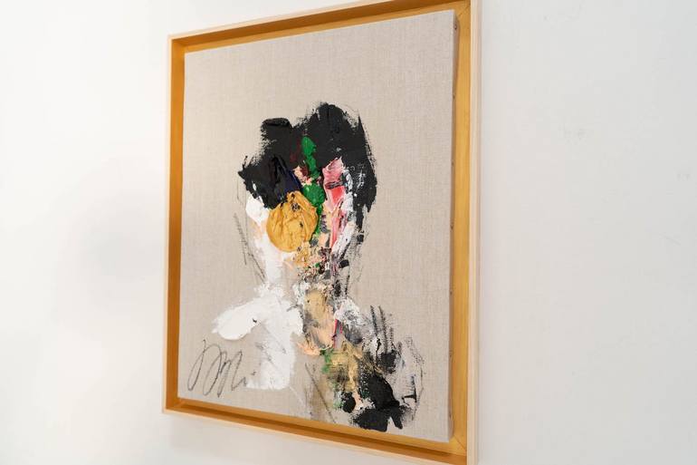 Original Abstract Portrait Painting by Tomoya Nakano