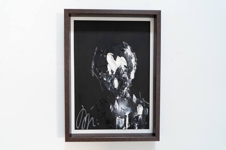 Original Abstract Portrait Painting by Tomoya Nakano