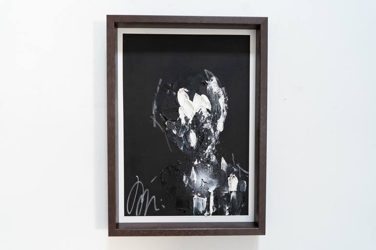 Original Abstract Portrait Painting by Tomoya Nakano