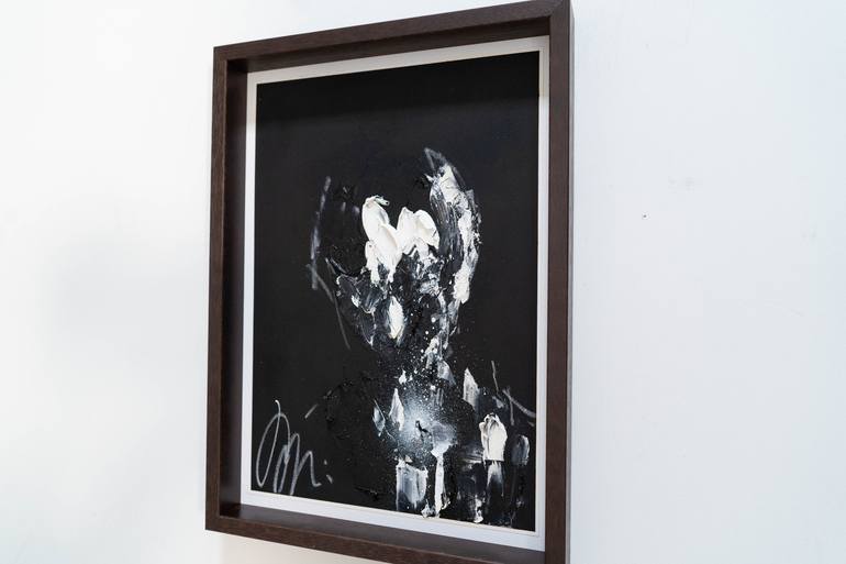 Original Abstract Portrait Painting by Tomoya Nakano