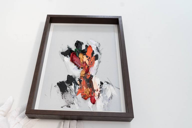 Original Abstract People Painting by Tomoya Nakano