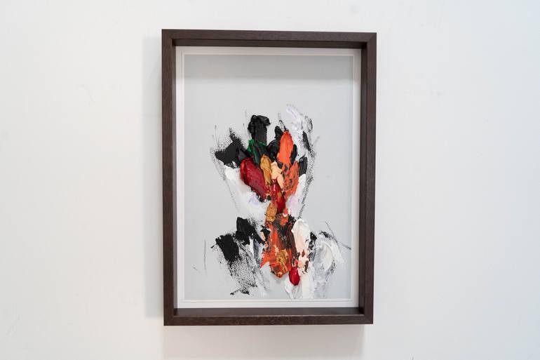 Original Abstract People Painting by Tomoya Nakano