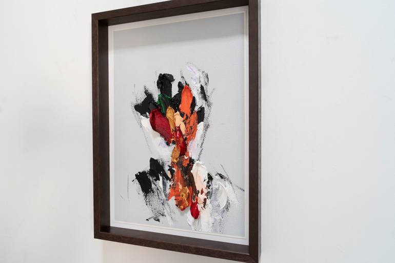 Original Abstract People Painting by Tomoya Nakano