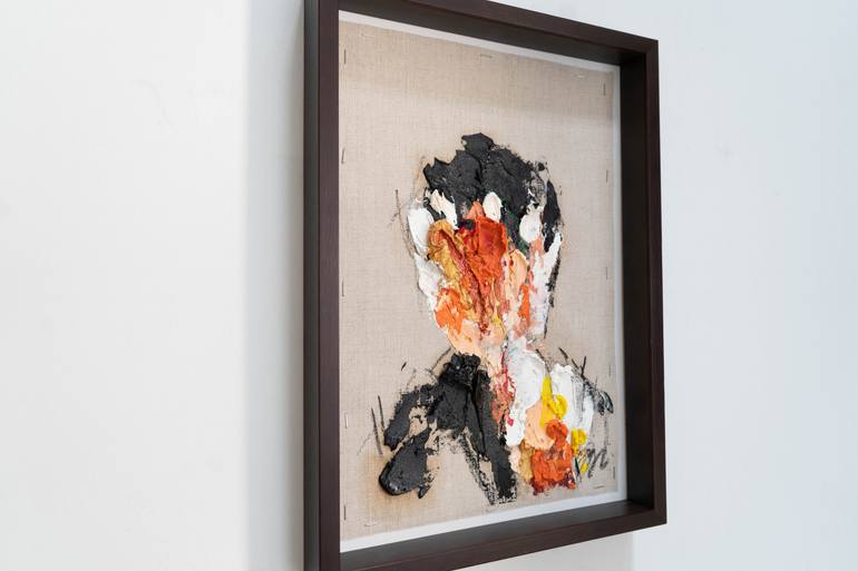 Original Abstract People Painting by Tomoya Nakano