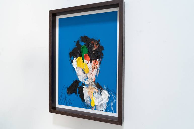 Original Abstract Portrait Painting by Tomoya Nakano