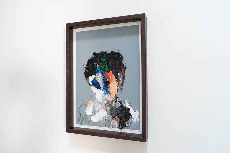 Original Abstract People Painting by Tomoya Nakano