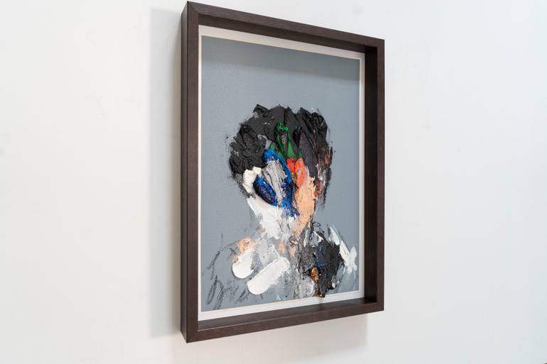 Original Abstract People Painting by Tomoya Nakano