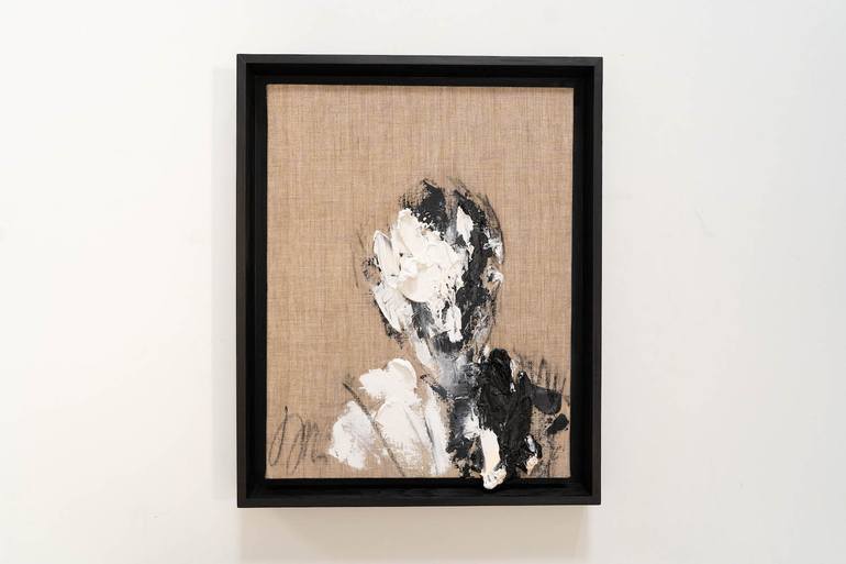 Original Abstract People Painting by Tomoya Nakano