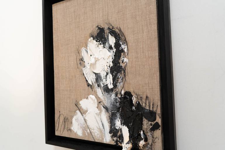 Original Abstract People Painting by Tomoya Nakano