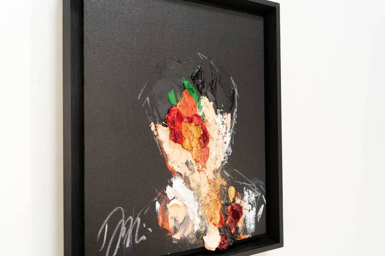 Original Abstract People Painting by Tomoya Nakano