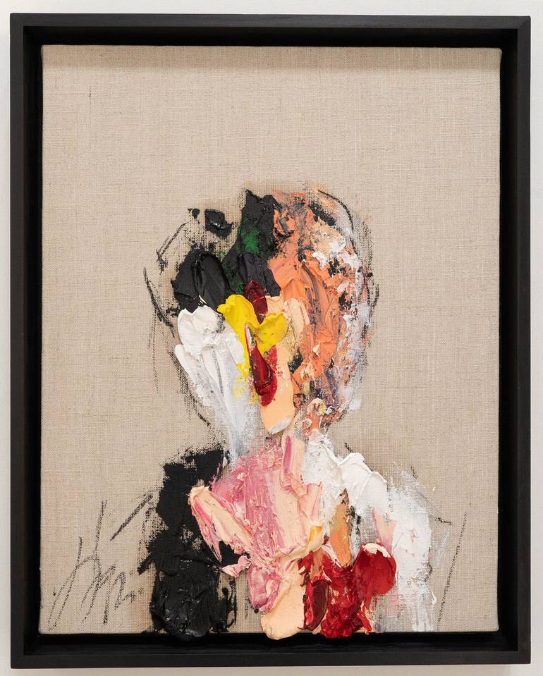 Original Abstract Portrait Paintings by Tomoya Nakano