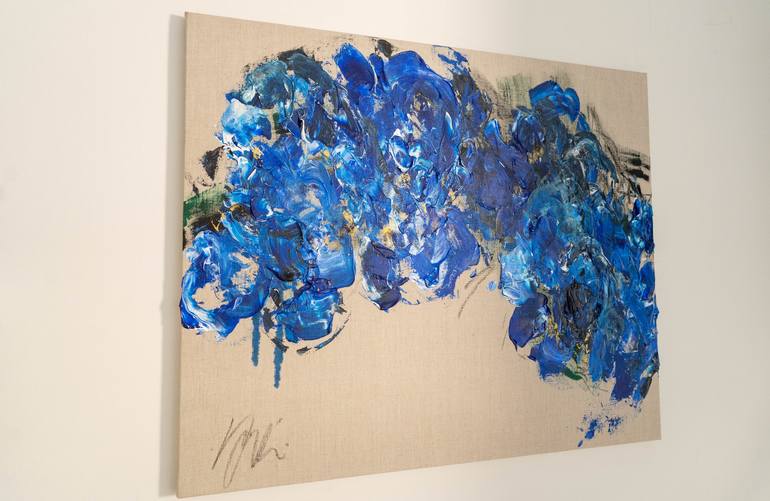 Original Abstract Floral Painting by Tomoya Nakano