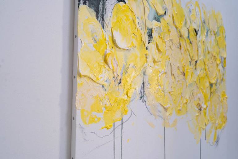 Original Abstract Floral Painting by Tomoya Nakano