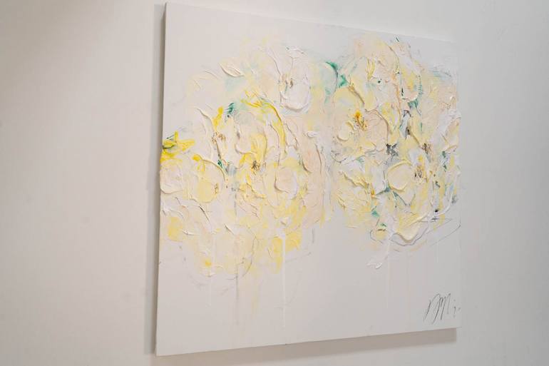 Original Abstract Floral Painting by Tomoya Nakano