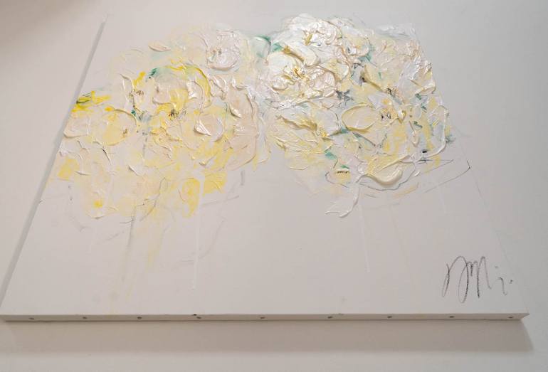 Original Abstract Floral Painting by Tomoya Nakano